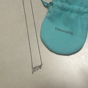 Tiffany & Co Paloma’s Graffiti Love necklace in sterling silver